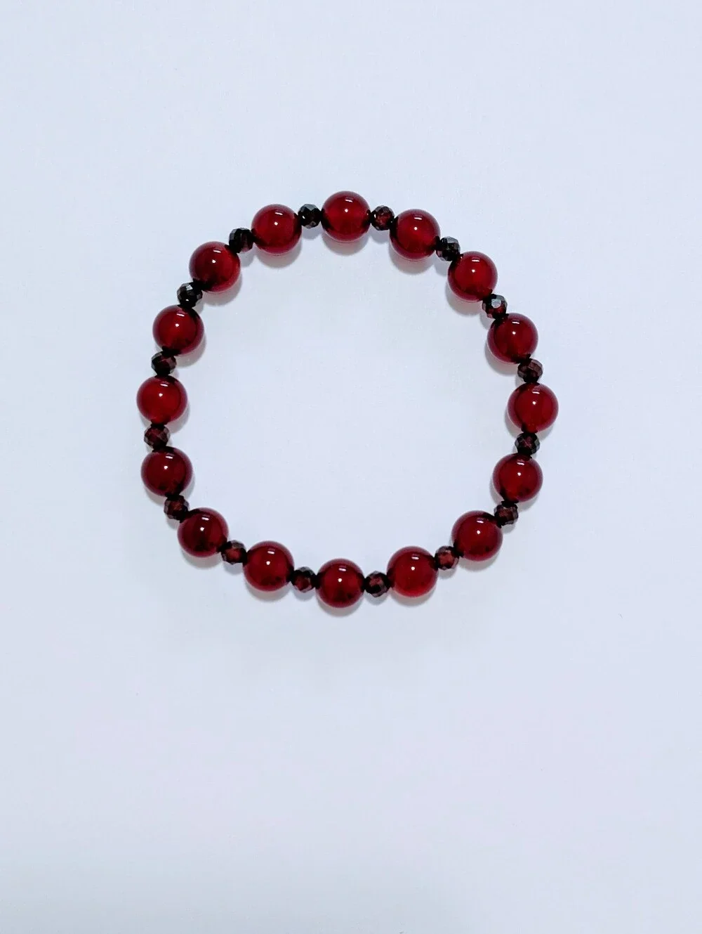 Jade/Garnet Bracelet